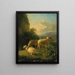 Mouton - Balthasar Paul Ommeganck — indrammet kunstværk på væggen