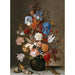 Naturmorte med blomster - Balthasar van der Ast — indrammet kunstværk på væggen