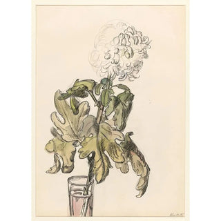 Barbara Elisabeth van Houten - Bloeiende chrysant in een vaasje.webp