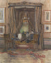 Le salon de la Riouwstraat à La Haye à la lumière du dag - Barbara Elisabeth van Houten — visning af kunstværket