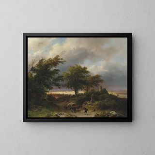 Barend Cornelis Koekkoek - A wooded landscape.webp