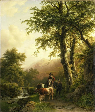 Barend Cornelis Koekkoek - Italian Landscape.webp