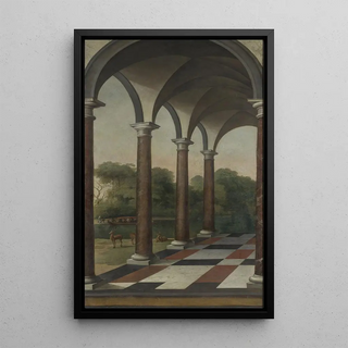 Barent Fabritius - Colonnade giving onto a Park.webp