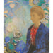 Reproduktion af maleriet Odilon Redon - Baronne de Domecy Maleri