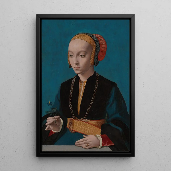 Reproduktion af maleriet af Elisabeth Bellinghausen - Barthel Bruyn den Ældre | Maleri