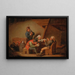 Landmænd der synger - Bartholomeus Molenaer — indrammet kunstværk på væggen