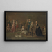 Uvedale Tomkyns Price 1685-1764 og medlemmer af hans familie, muligvis - Bartholomew Dandridge — indrammet kunstværk på væggen