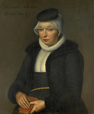 Bartholomus Sarburgh - Portrait of Dorothea Wasserhuhn Wife of Peter Ryff.webp
