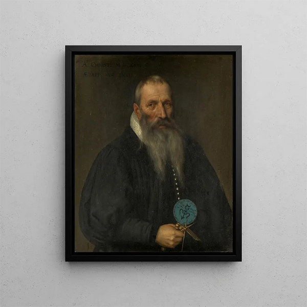 Portrait af Peter Ryff af Basel - Bartholomäus Sarburgh — indrammet kunstværk på væggen