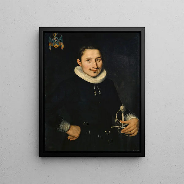 Portrait af Remigius Faesch - Bartholomäus Sarburgh — indrammet kunstværk på væggen