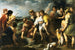 Joseph og hans brødre - Bartolomé Esteban Murillo — visning af kunstværket