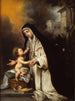 Sainte Rose de Lima - Bartolomé Esteban Murillo — visning af kunstværket