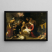 L'Adoration des bergers - Bartolomé Esteban Murillo — indrammet kunstværk på væggen