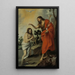 Reproduktion af maleriet Le Baptême du Christ - Bartolomé Esteban Murillo