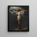 La Crucifixion - Bartolomé Esteban Murillo — indrammet kunstværk på væggen