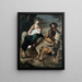 La fuite en Égypte - Bartolomé Esteban Murillo — indrammet kunstværk på væggen