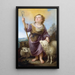 Reproduktion af maleriet Le Bon Pasteur - Bartolomé Esteban Murillo