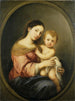 Den Jomfru med Barnet - Bartolomé Esteban Murillo — visning af kunstværket