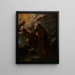 La vision de saint François de Paule - Bartolomé Esteban Murillo — indrammet kunstværk på væggen