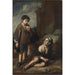 Reproduktion af maleriet To landbørn - Bartolomé Esteban Murillo