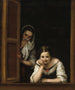 To kvinder ved et vindue - Bartolomé Esteban Murillo — visning af kunstværket