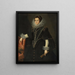 Portrait af en dame - Bartolomé González y Serrano — indrammet kunstværk på væggen
