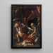 Reproduktion af maleriet Le Jugement de Salomon - Bartolomeo Biscaino