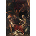 Reproduktion af maleriet Le Jugement de Salomon - Bartolomeo Biscaino