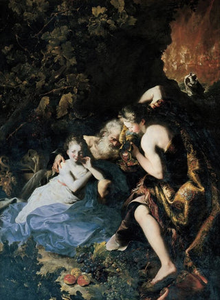 Bartolomeo Guidobono - Lot Inebriated by his Daughters.webp