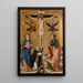 La Crucifixion du Christ - Bartolomeo Vivarini — indrammet kunstværk på væggen
