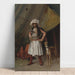 Reproduktion af maleriet Bashi-Bazouk og hans hund - Jean-Léon Gérôme