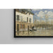 Reproduktion af maleriet Båd i oversvømmelsen ved Port-Marly - Alfred Sisley
