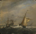 Bateaux de pêche dans un port - Willem van de Velde le Jeune — visning af kunstværket
