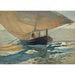 Reproduktion af maleriet Bådene til fiskeri på stranden, Valencia - Joaquín Sorolla