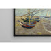 Reproduktion af maleriet Vincent van Gogh - Fiskebåde på stranden ved Saintes-Maries-de-la-Mer