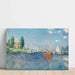 Reproduktion af maleriet Bateaux rouges, Argenteuil af Claude Monet