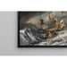 Reproduktion af maleriet Bateaux transportant des ancres vers les navires de guerre hollandais - Joseph Mallord William Turner