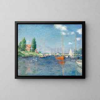 Røde både, Argenteuil af Claude Monet