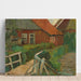 Reproduktion af maleriet Landbrugsmaleri med bro - Piet Mondrian