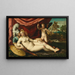 Mars og Venus med Eros - Battista dell'Angolo del Moro — indrammet kunstværk på væggen