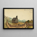 Kirke i Thingvalla, Island - Bayard Taylor Source: Tableau Église à Thingvalla, Islande - Bayard Taylor | Reproduction — indrammet kunstværk på væggen