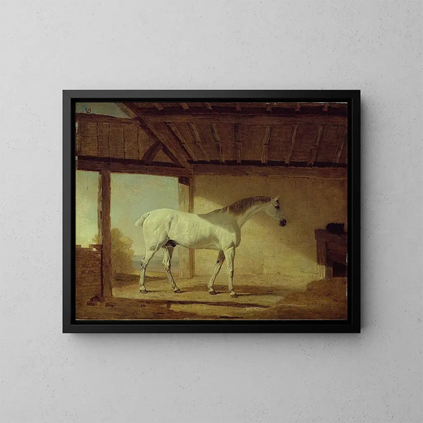 Le cheval du comte de Coventry - Benjamin Marshall — indrammet kunstværk på væggen