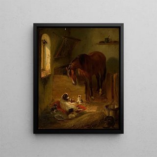 Benno Raffael Adam - In the barn.webp