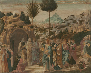 La résurrection de Lazare - Benozzo Gozzoli — visning af kunstværket