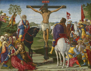 La Crucifixion - Benvenuto di Giovanni — visning af kunstværket