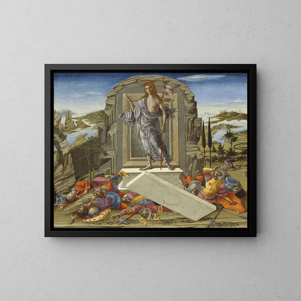La Résurrection - Benvenuto di Giovanni — indrammet kunstværk på væggen