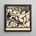 Reproduktion af maleriet Bergère endormie Schlafende Hirtin - Franz Marc