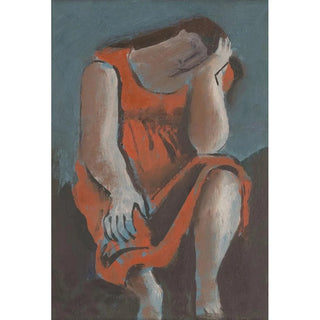 Bernard Meninsky - Seated Woman Head on Hand.webp