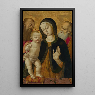 Bernardino Fungai - Madonna and Child with Two Hermit Saints.webp