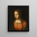Portrait af en kvinde - Bernardino Luini — indrammet kunstværk på væggen